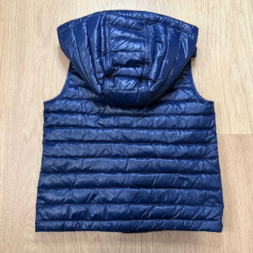 Burberry Kids Navy Blue Quilted Down Vest Size 10 Years