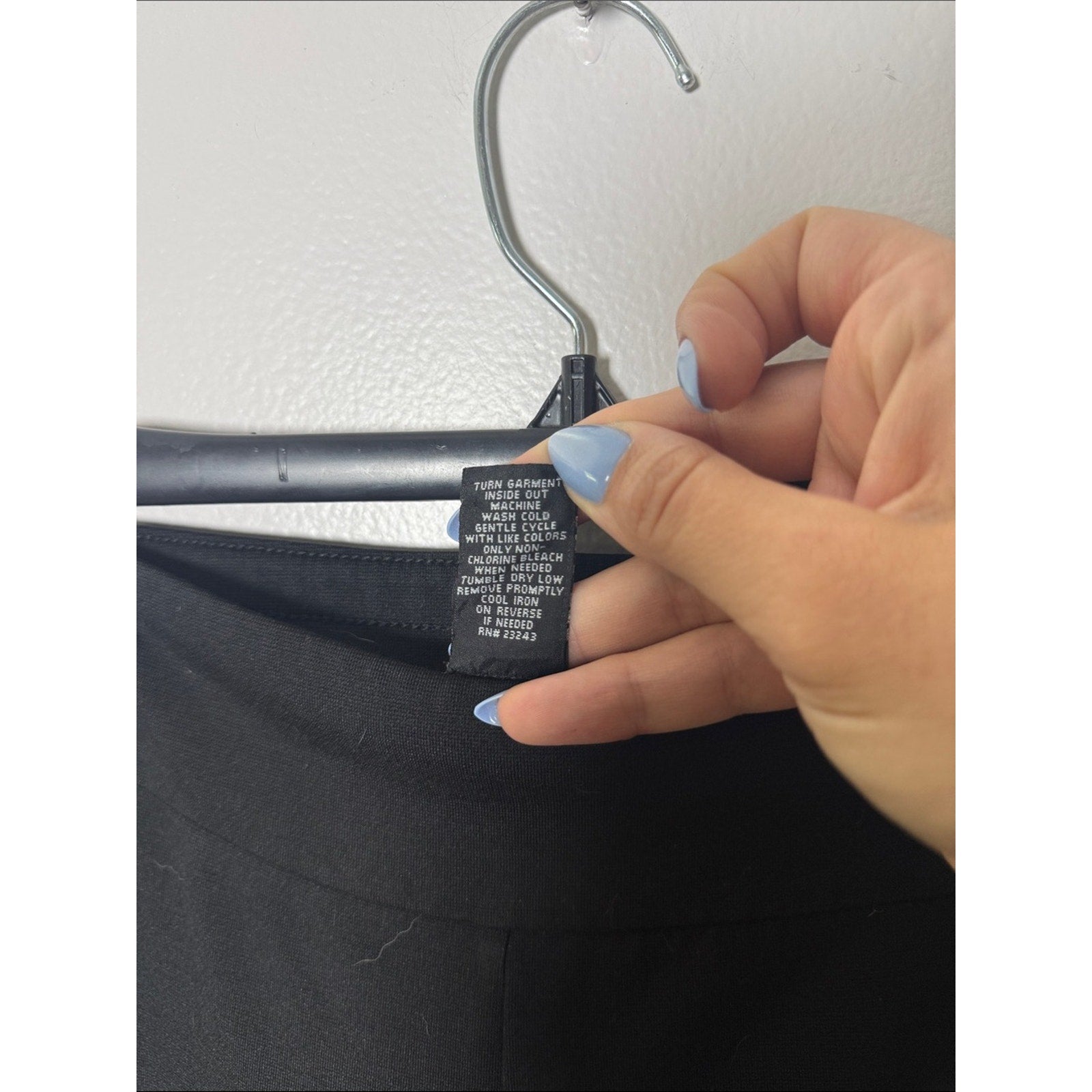 New York & Company Black Wide-Leg Knit Pants Size Medium