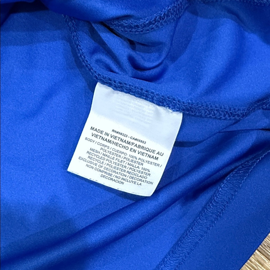 Nike Dri Fit Royal Blue Long Sleeve Shirt Size XL Boys