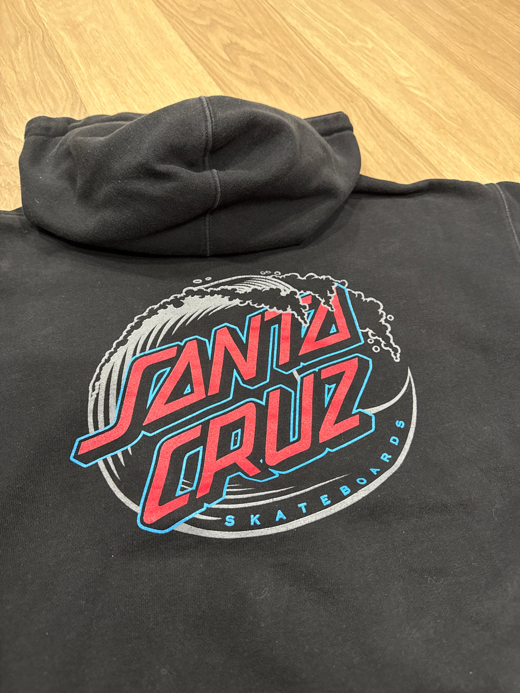 Santa Cruz Classic Dot Pullover Hoodie w/ Front and Back Logo Size Medium