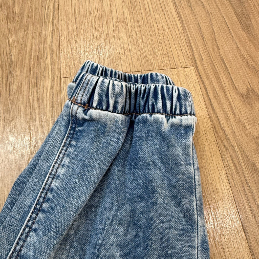 American Eagle Stretch Denim High-Rise Mom Joggers Size 2 NWT