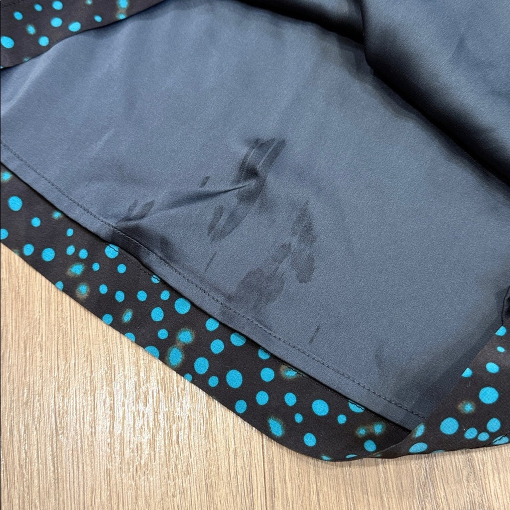 Rebecca Minkoff Sunny Dress - Black & Teal Polka Dot - Size 2