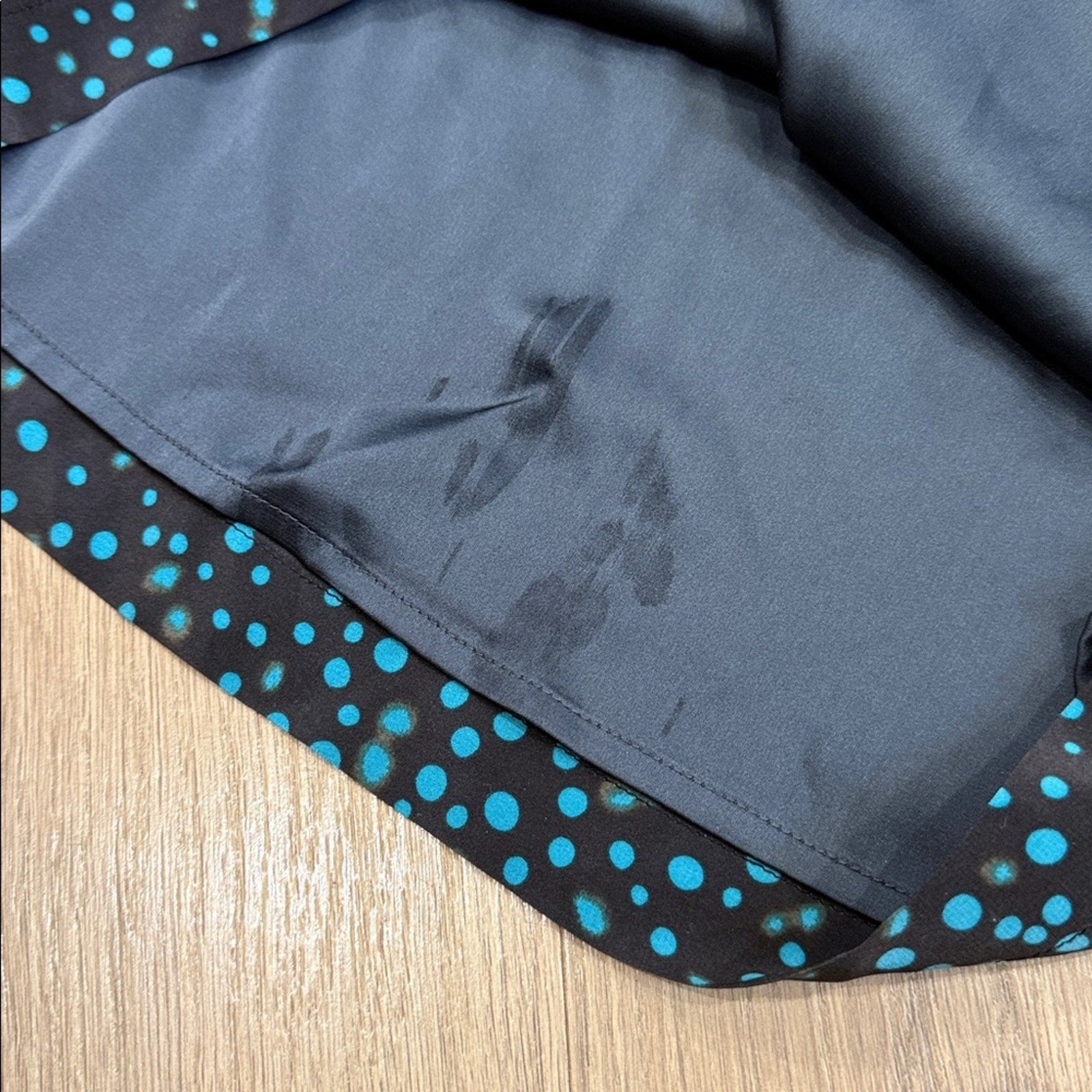 Rebecca Minkoff Sunny Dress - Black & Teal Polka Dot - Size 2