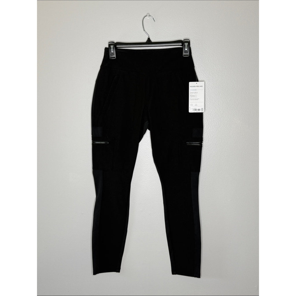 Athleta Headlands Hybrid Cargo Black Leggings Pants Size 4 NEW!