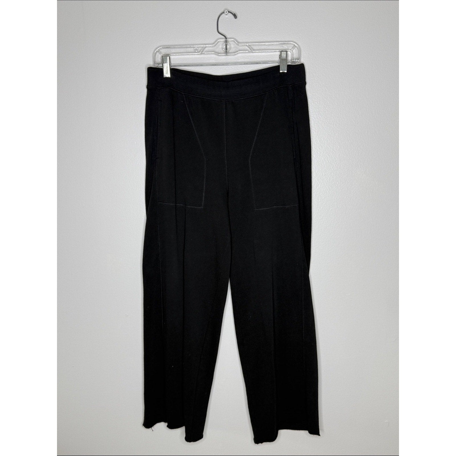 Lilla P Black Knit Pull On Pants Size Medium
