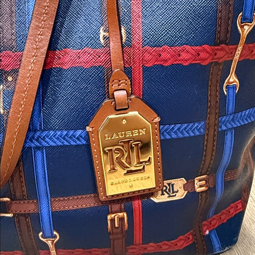 Lauren Ralph Lauren Equestrian Print Tote Bag