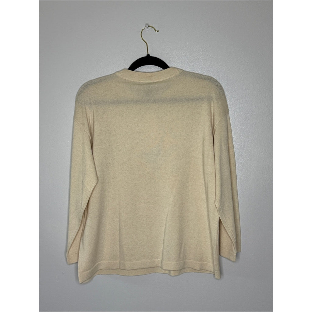 Eileen Fisher Soft Cream Crewneck Sweater Size Small NEW!