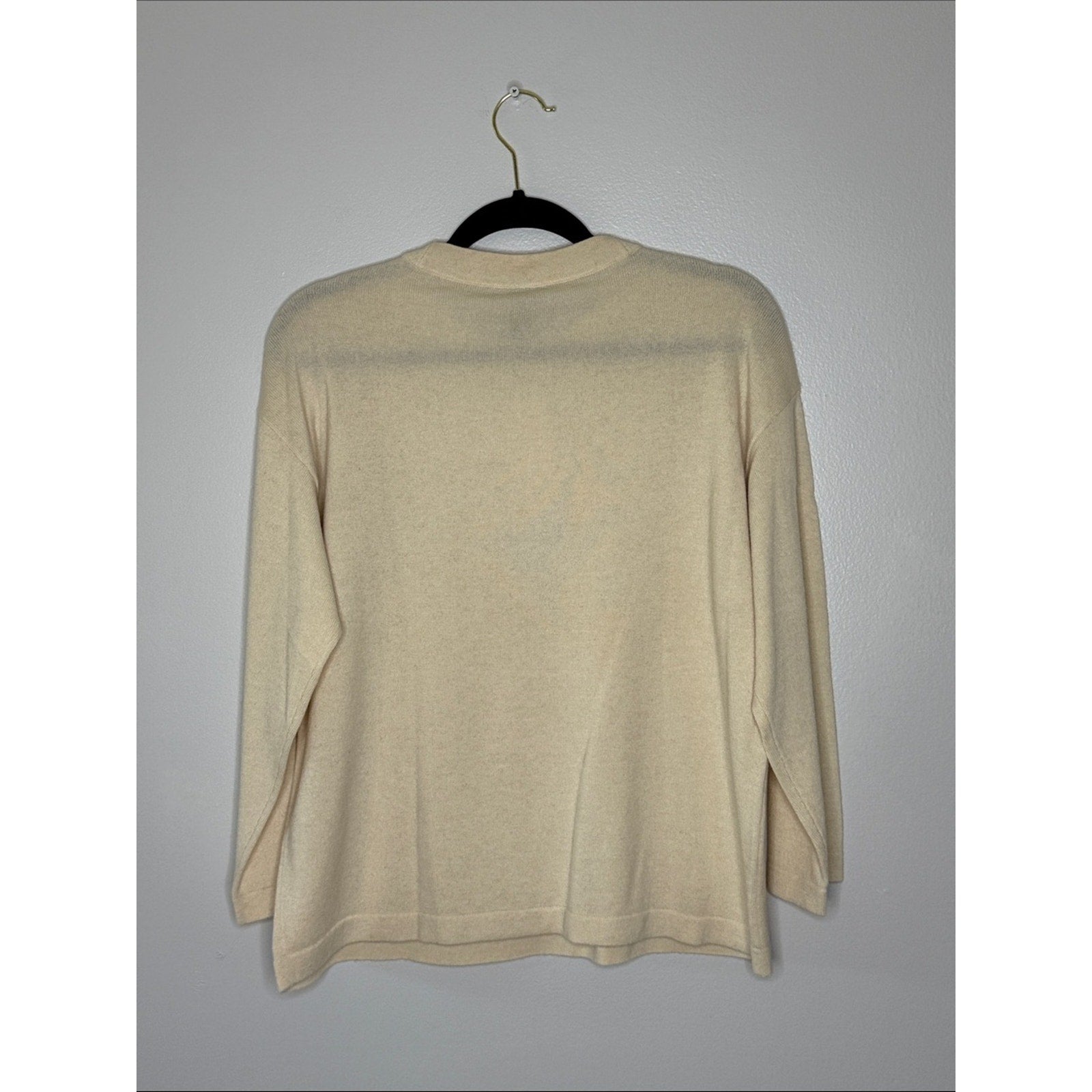 Eileen Fisher Soft Cream Crewneck Sweater Size Small NEW!