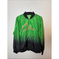 Celtics Gradient Green-to-Black Satin Bomber Jacket Size Large