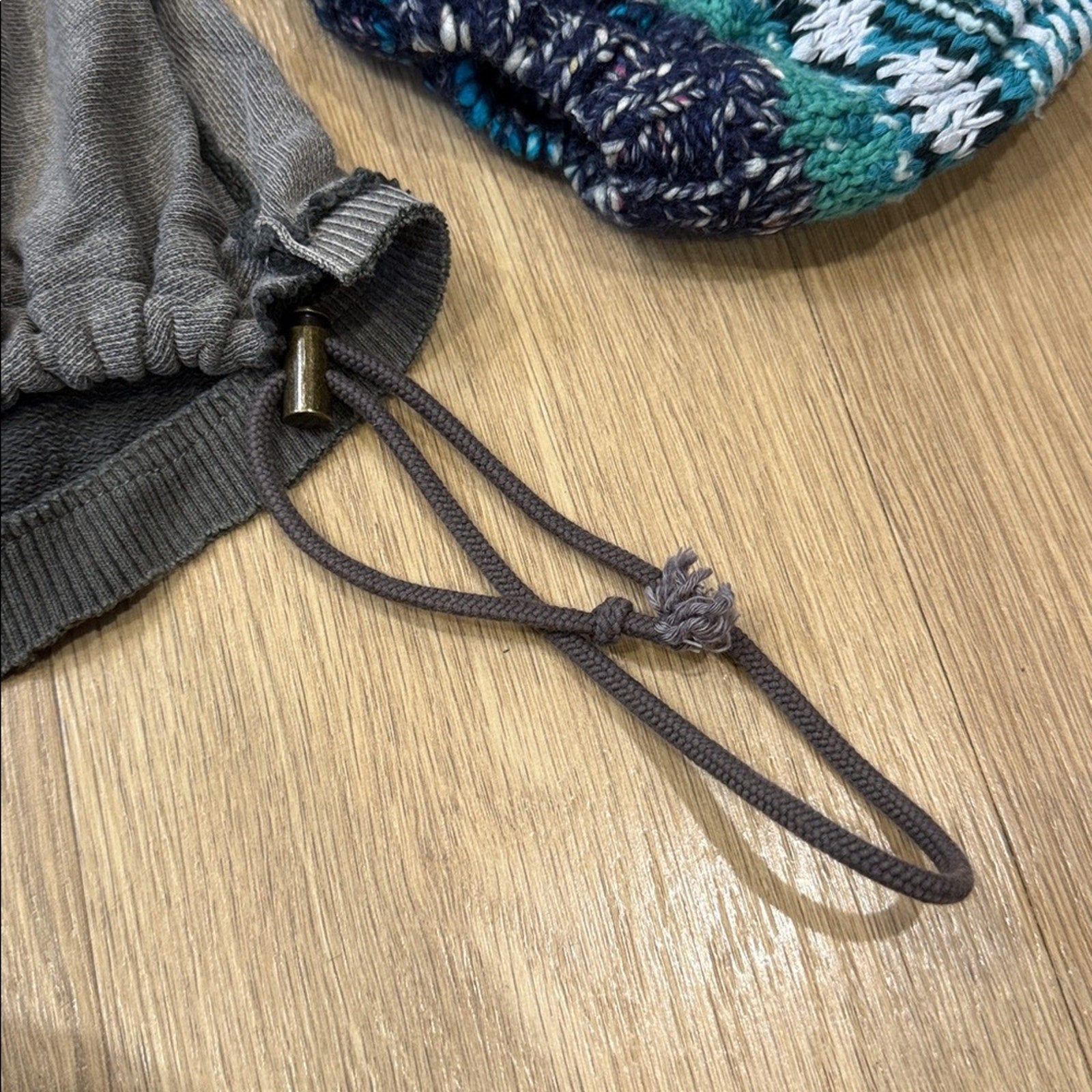 Free People Reminiscent Sweater Pullover w/ Knit Sleeves Size XS