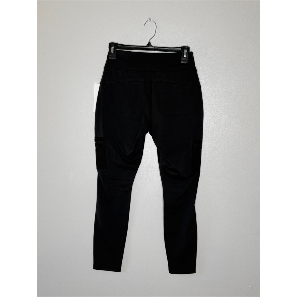 Athleta Headlands Hybrid Cargo Black Leggings Pants Size 4 NEW!