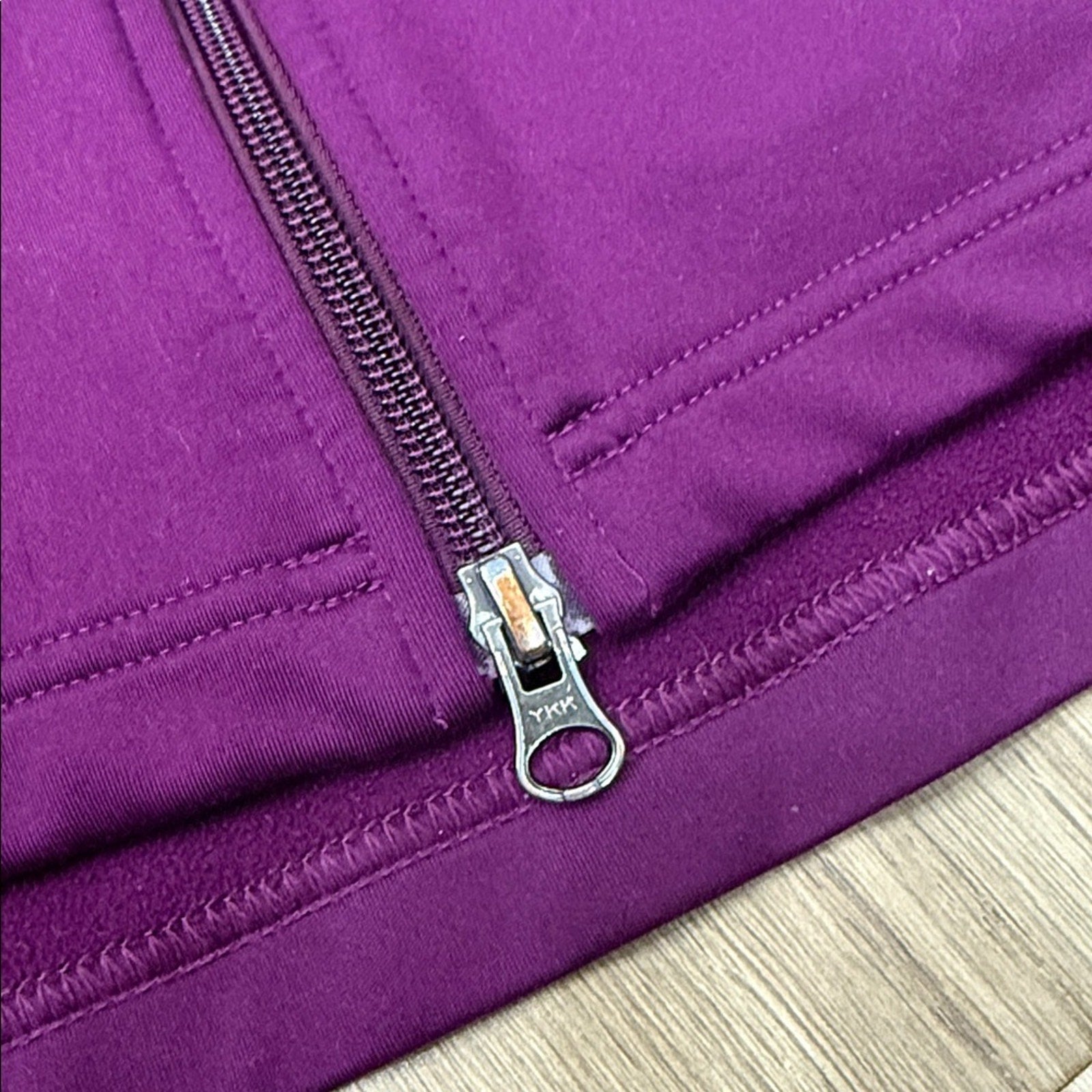 Nike Dri-Fit Full Zip Athletic Jacket in Purple Size XL (16-18)