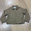 Bonpoint Kids Tan Utility Style Zip Front Jacket Size 4