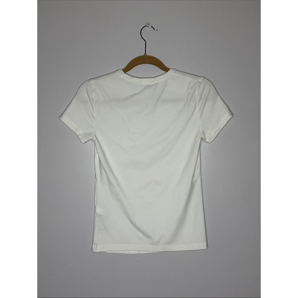 Banana Republic Classic White Crew Neck T Shirt Size Small