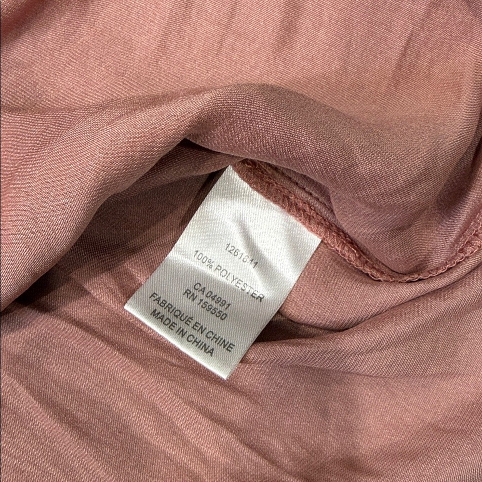 Maison D'Amelie Women's Mauve Ruffle Detail Boho Blouse Size Medium