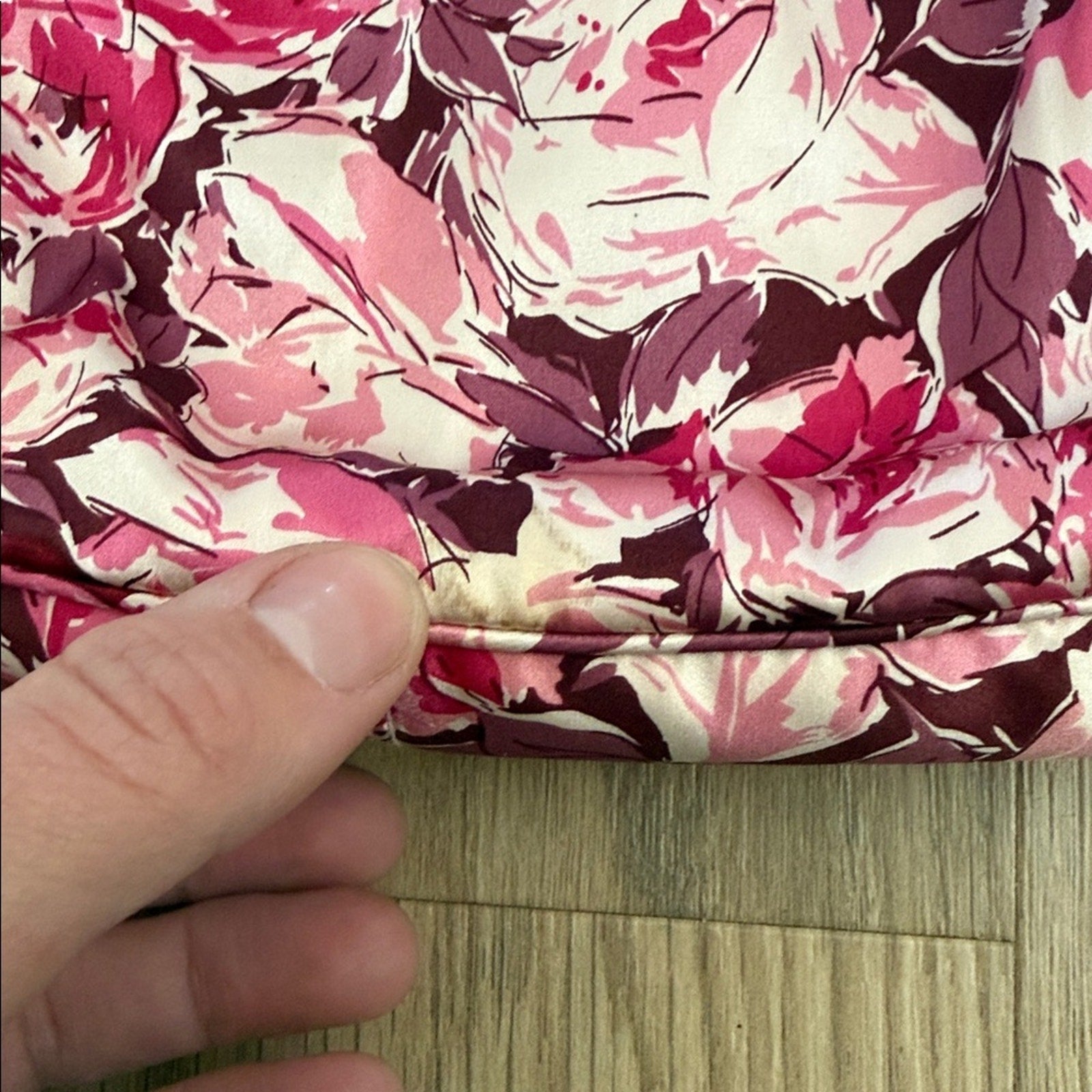 Banana Republic Kiss Closure Floral Pink Women's Bag