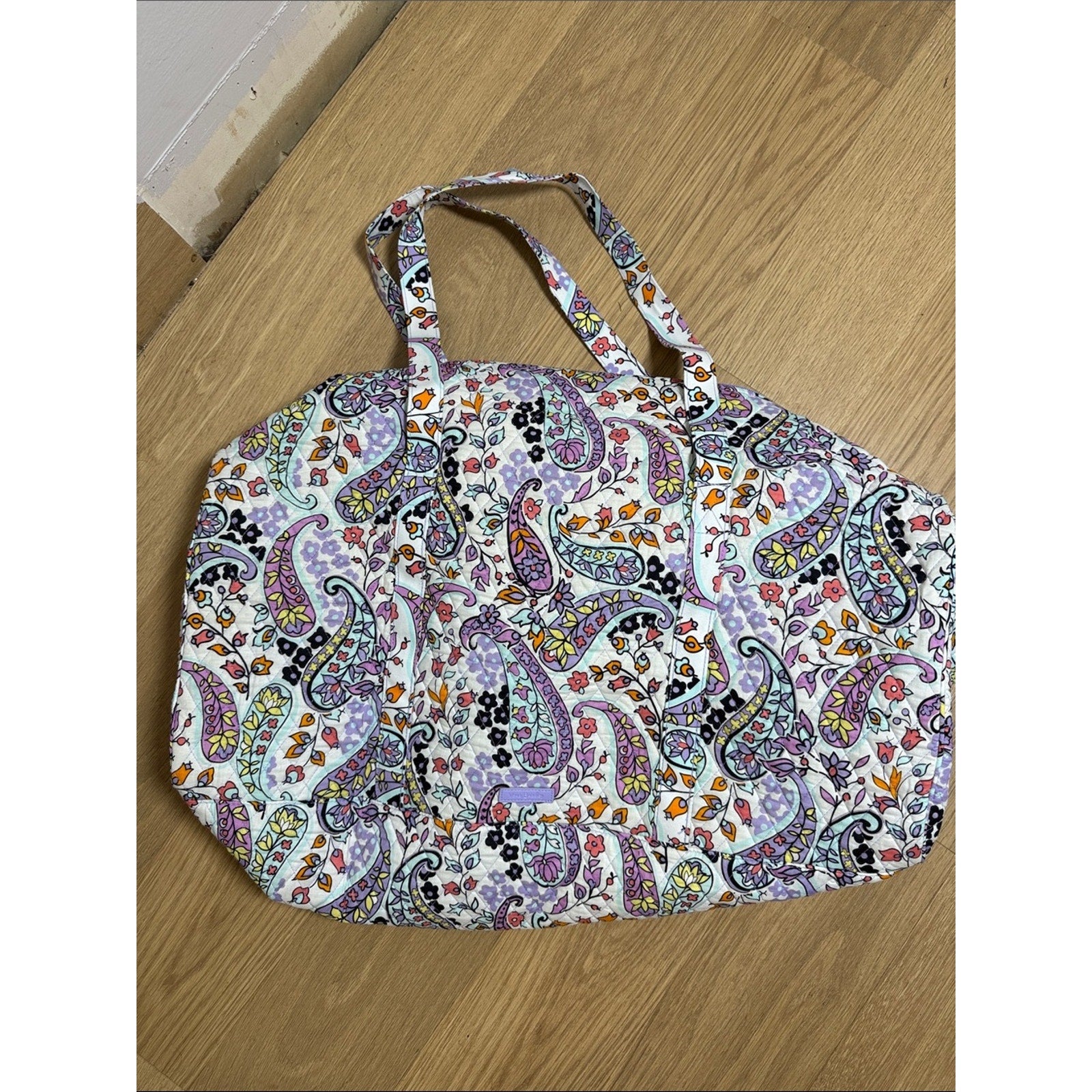 Vera Bradley Light Purple Paisley Large Tote Bag - Women