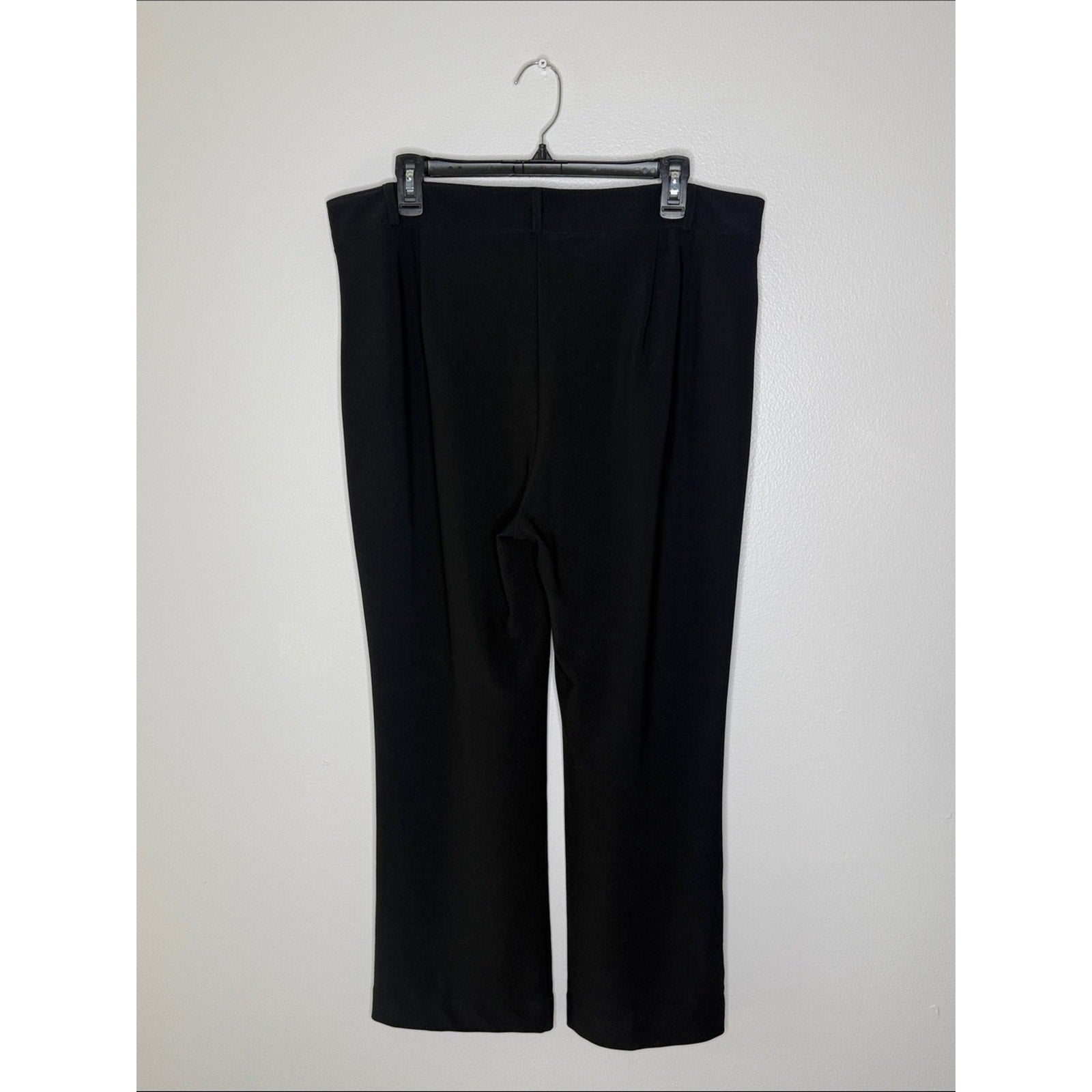 Boston Proper Black Boot Cut Trouser Pants Size Large