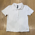 Vuori Women's Pose Fitted Polo Ribbed White Material Size Medium