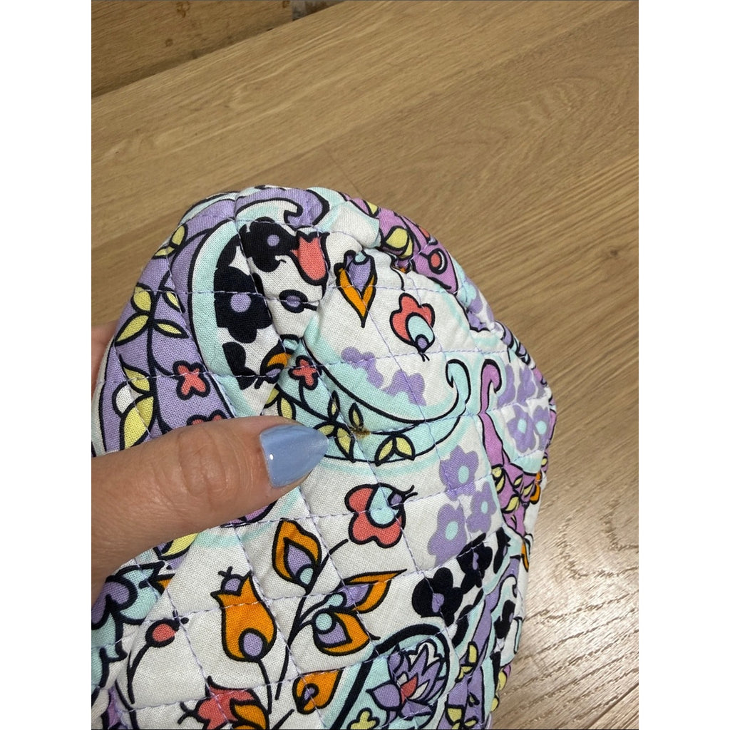 Vera Bradley Quilted Floral Travel Pouch - Purple Multi