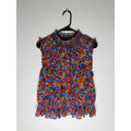 J. Crew Multicolor Floral Smocked Neck Sleeveless Top Size 12