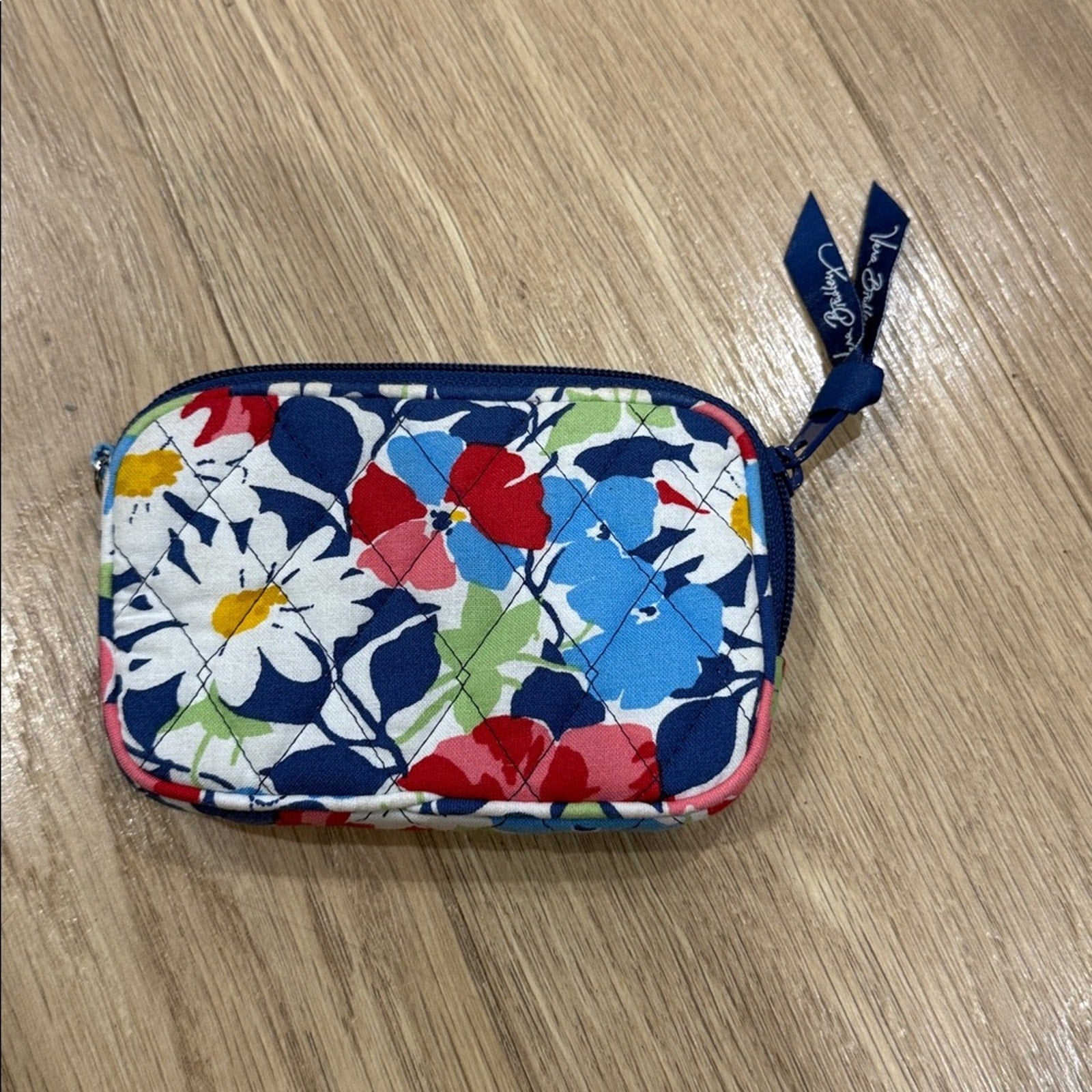 Vera Bradley Quilted Cotton Wallet in Retired Summer Cottage Pattern