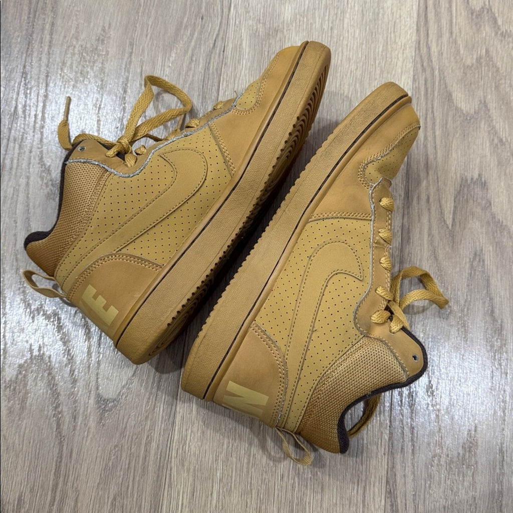 Nike Court Borough Mid Winter Sneakers - Haystack/Wheat Brown - Size 5Y