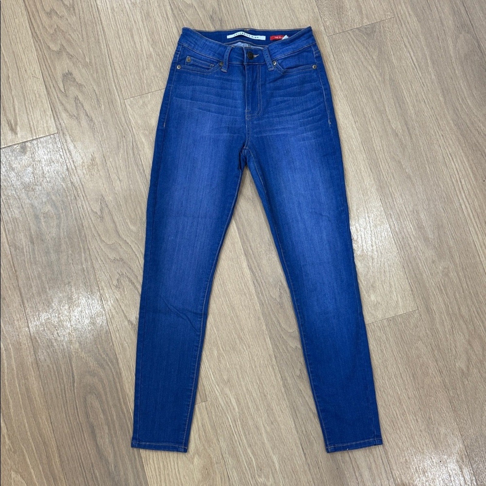 Celebrity Pink The Glam Deep Blue Skinny Jeans Size 25