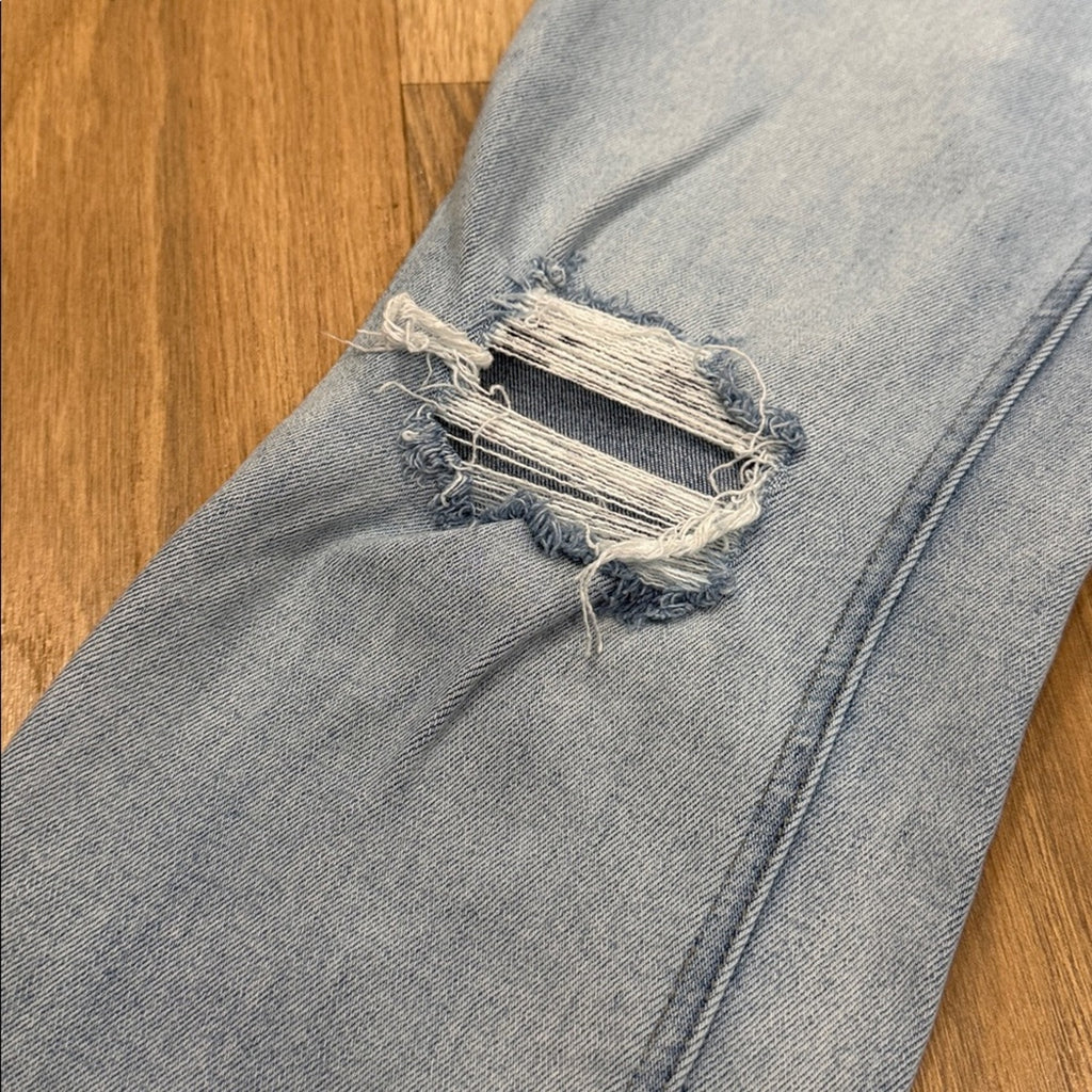 Altar'd State Light Blue Distressed Denim Jeans Size 28