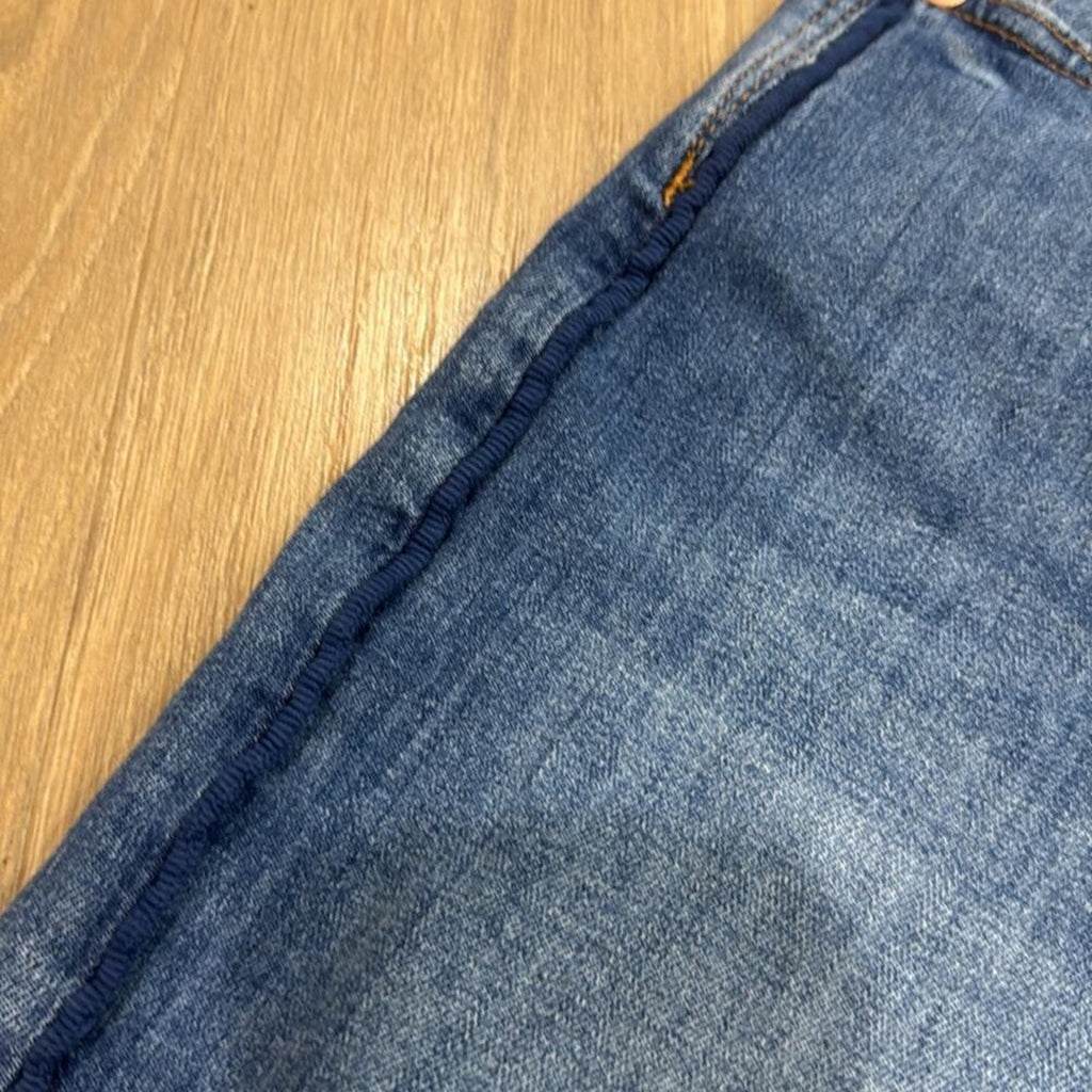 Vineyard Vines Blue Cotton Blend Raw Hem Denim Women's Shorts Size 32
