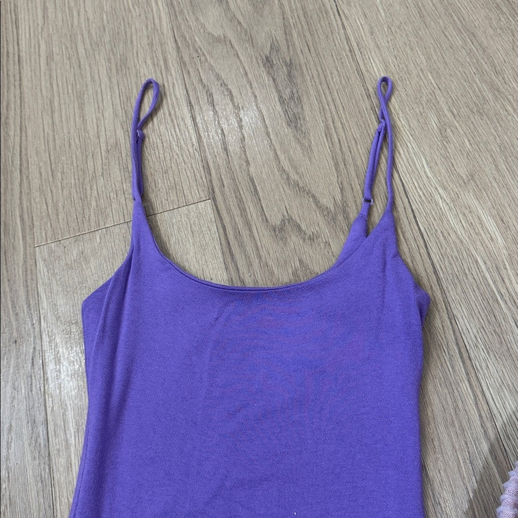 Naked Wardrobe Purple Sleeveless Maxi Dress Size XS