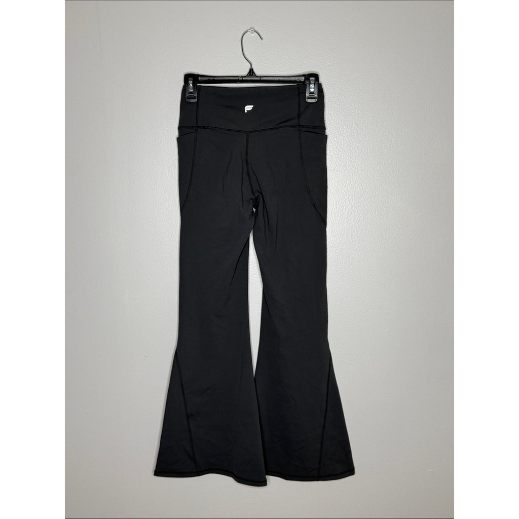 Fabletics Gray Pureluxe V-Waist Flare Yoga Pants Size Small