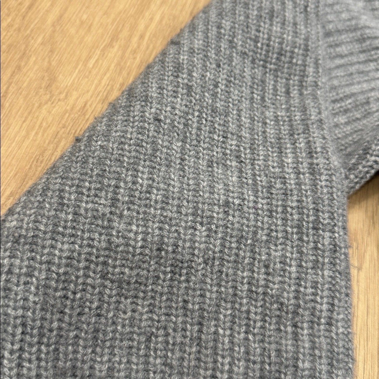 Jenni Kayne Gray Women's Cashmere Button Front Cardigan Sweater Size XXL