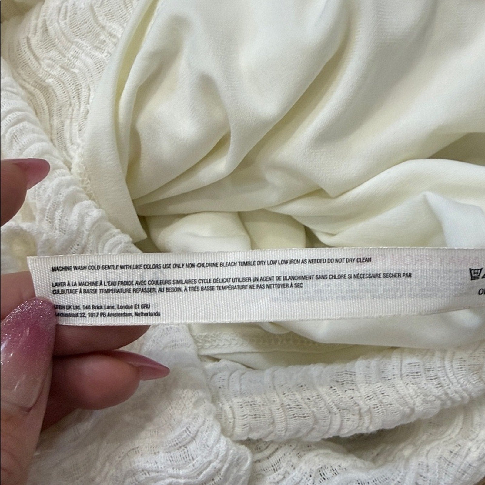 Free People Beach Cream / White Sleeveless Knit Maxi Dress with Slit XS NEW!