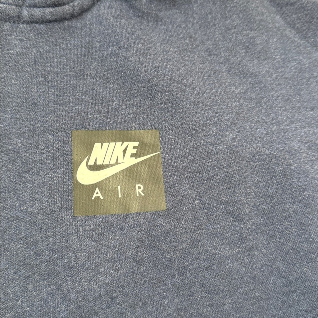 Nike Children's NSW Air Fleece Full Zip Hoodie Blue/Gray Size XL