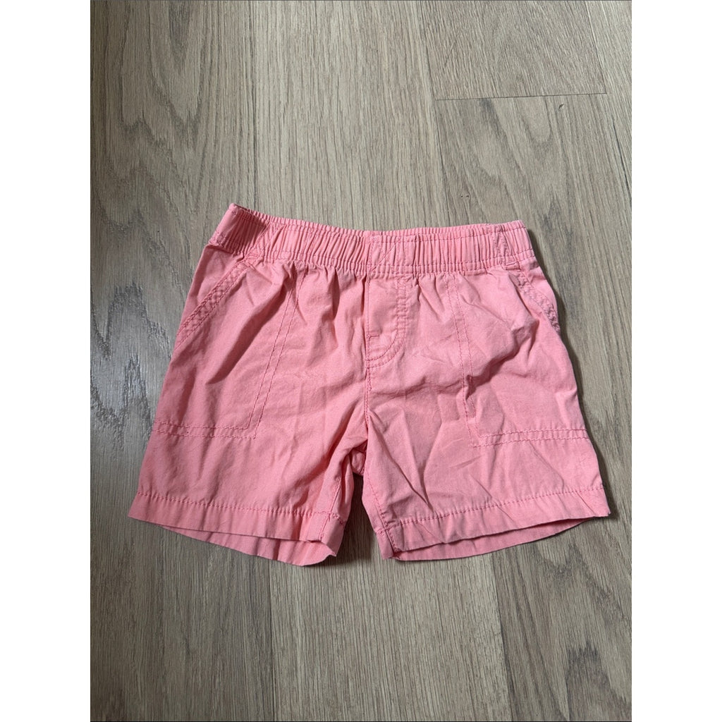 Carter's Coral Pink Elastic-Waist Bermuda Shorts Size 18 Months