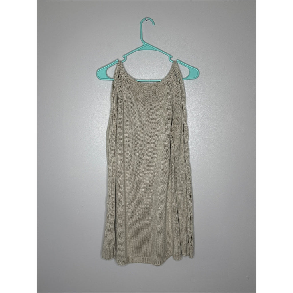 VENUS Tan Knit Sweater Top Size Medium