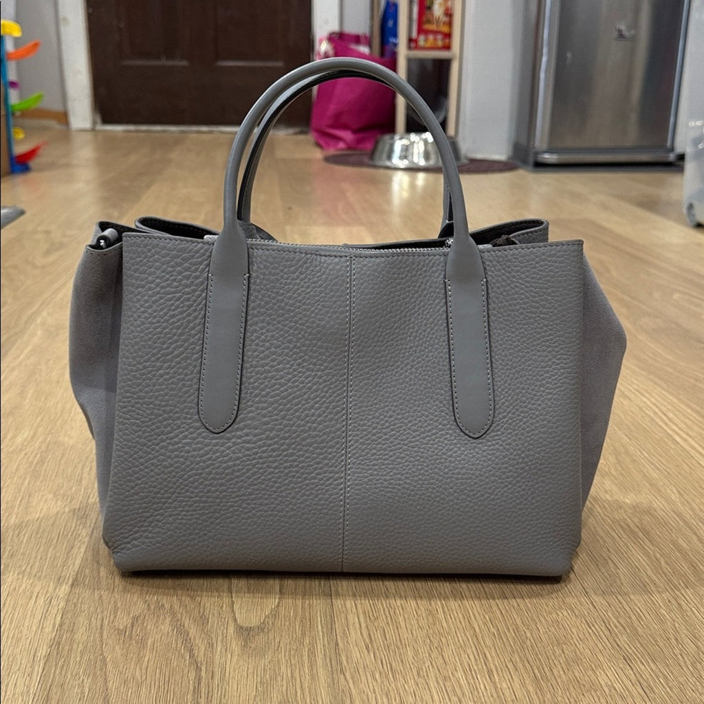 Radley London Hillgate Place Medium Multiway Leather Grab Bag in Grey