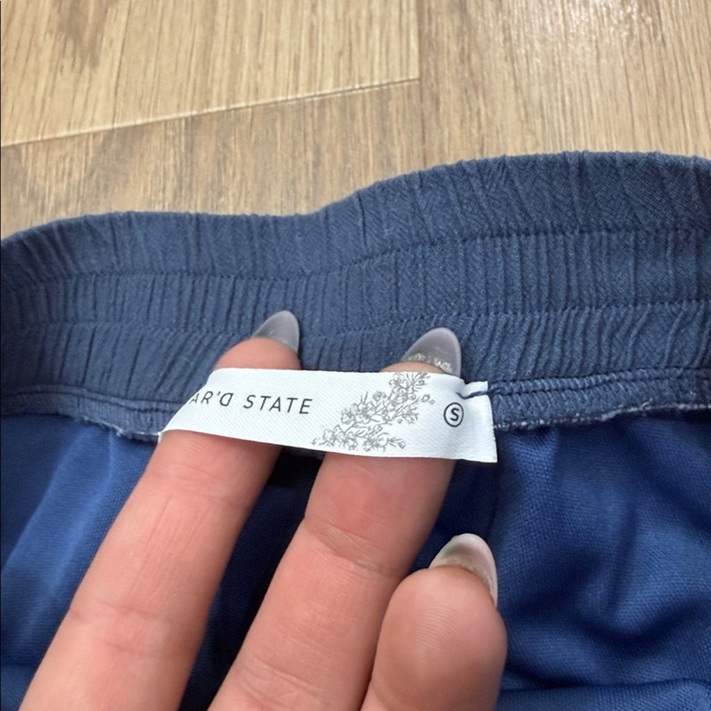 Altar'd State Blue Lined Pull On Shorts Size Small
