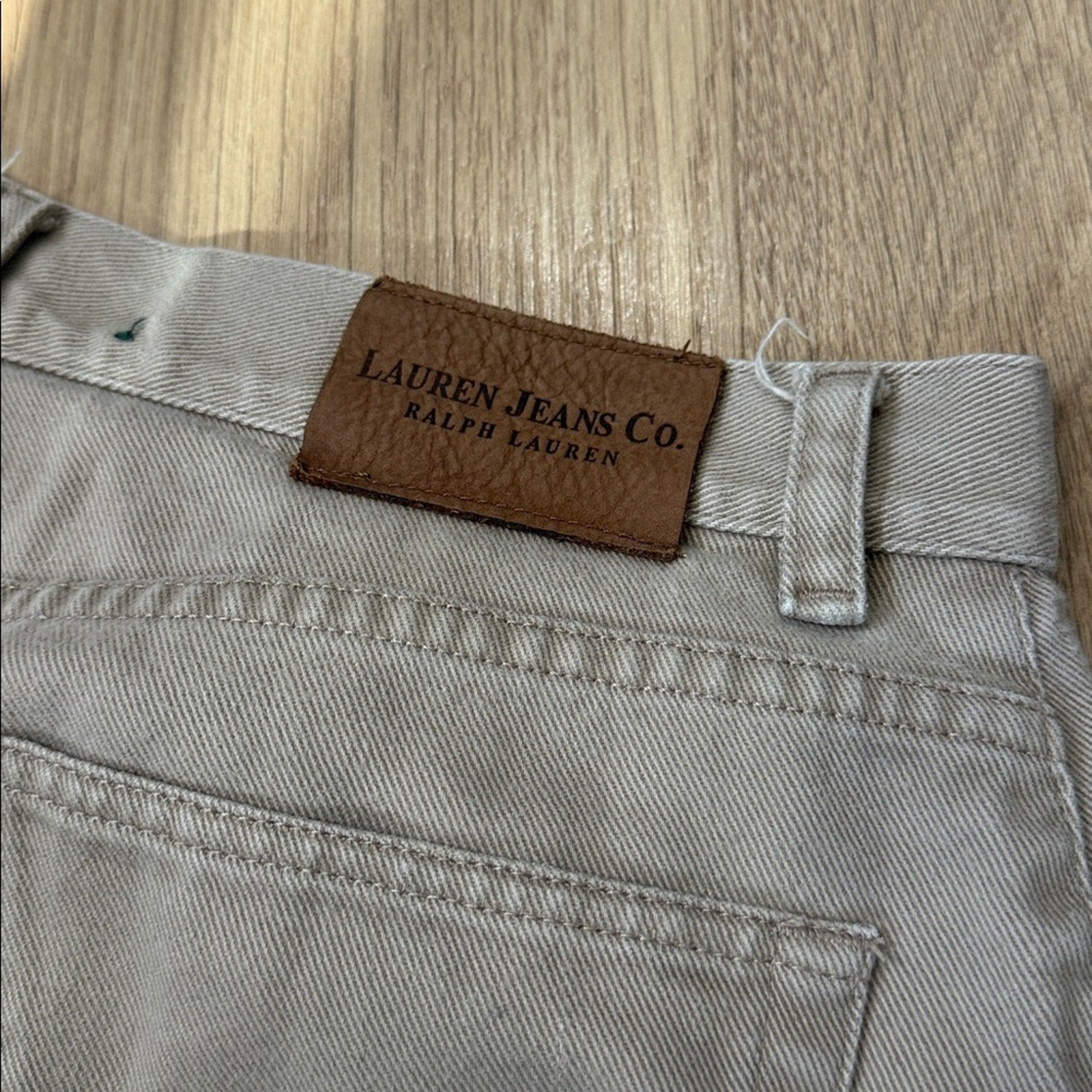 Lauren Ralph Lauren Beige Vintage Jeans Size 14
