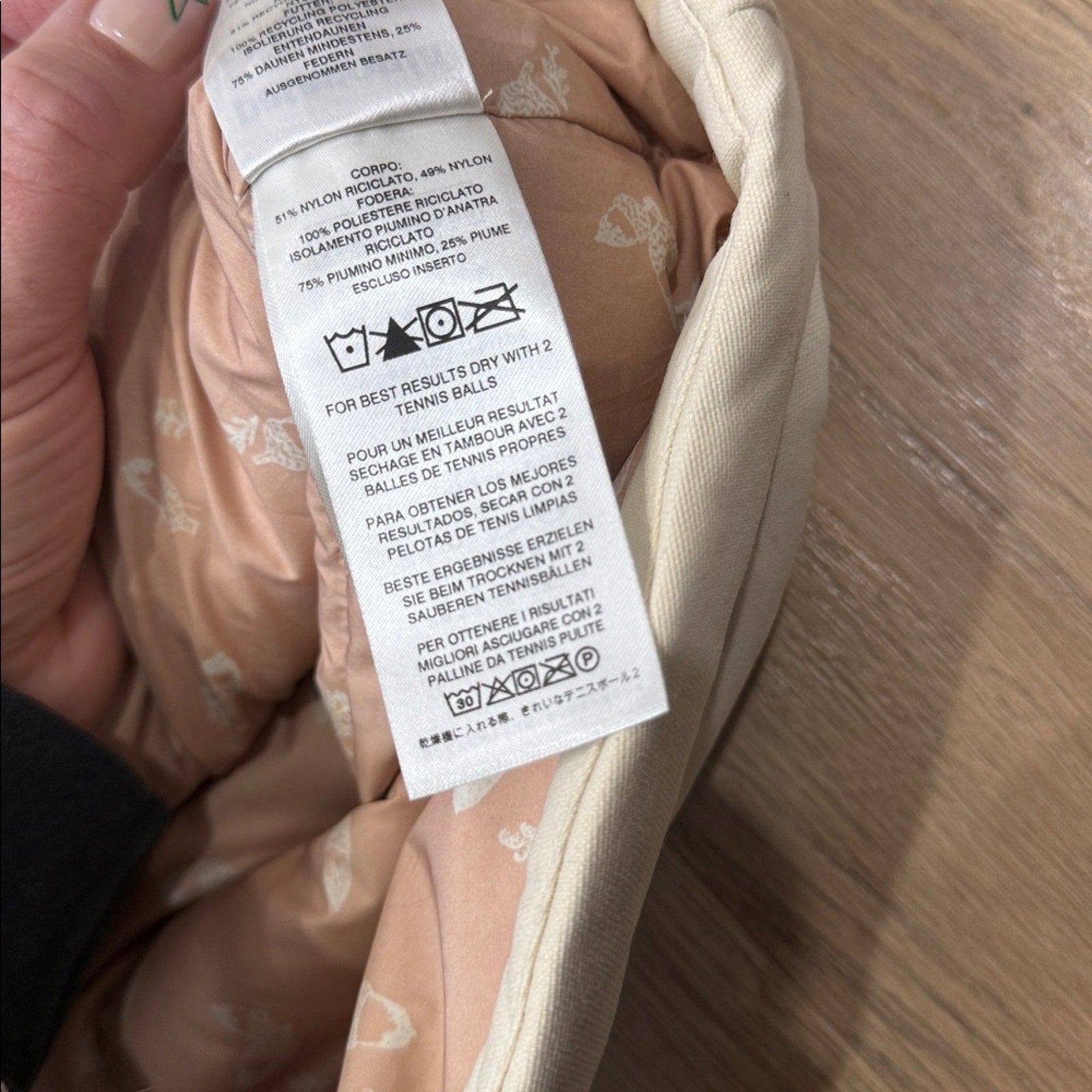 Patagonia Women's Bivy Hooded Down Vest - Oyster White & Pink Size Large