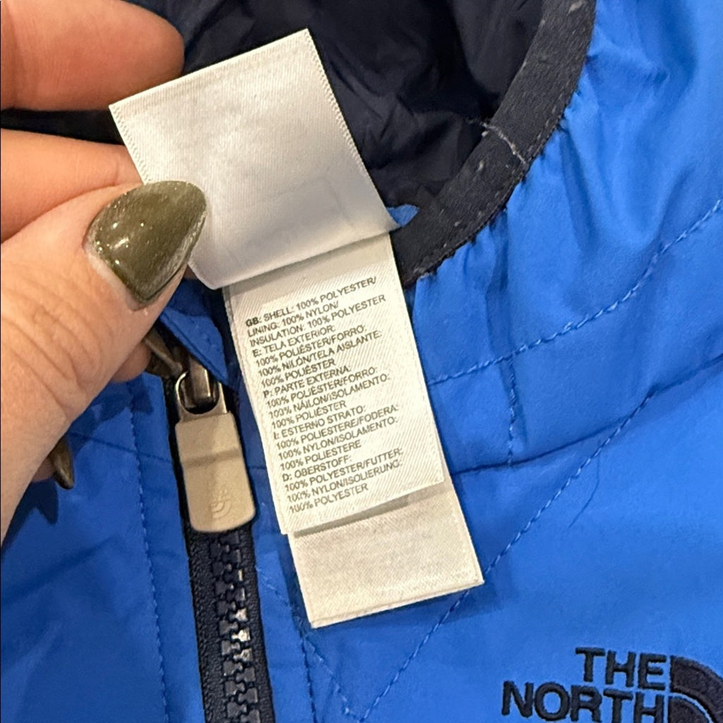 The North Face Vibrant Blue and Black Infants Bunting Snowsuit Size 6-12 Months