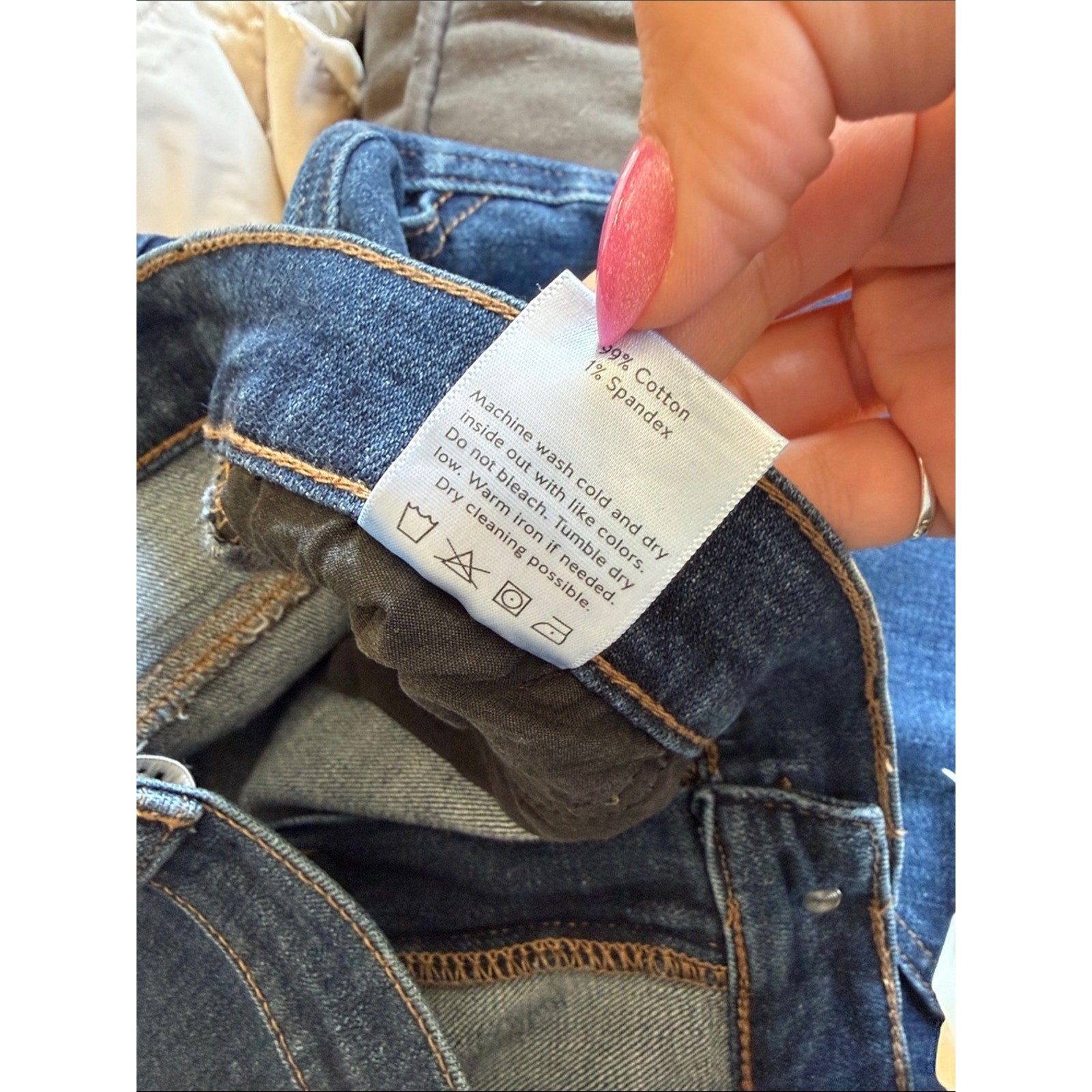 Just Black Denim  Dark Blue Carpenter Jeans Size 27