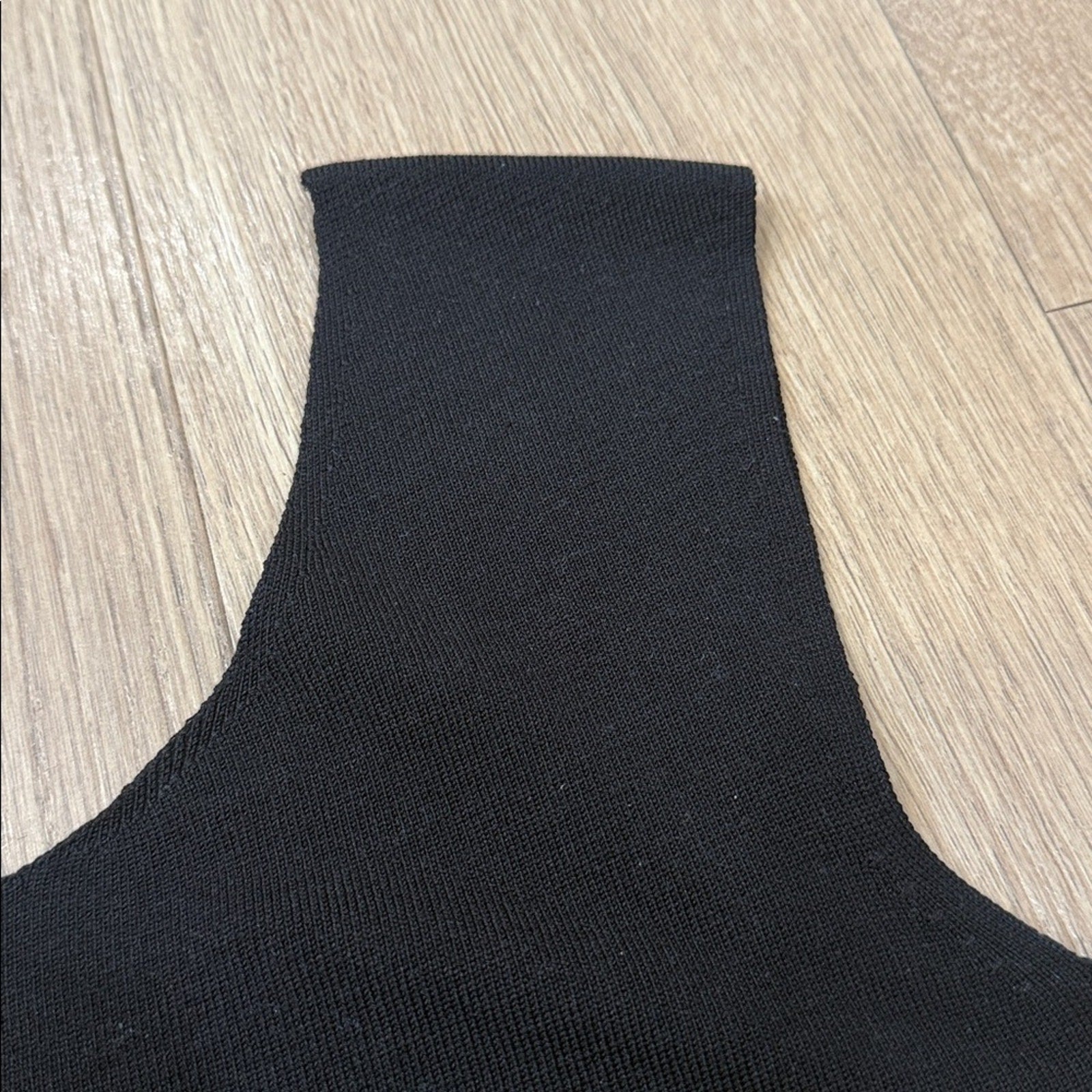 Ann Taylor Elegant Black Knit Silk Blend Tank Top Size XS
