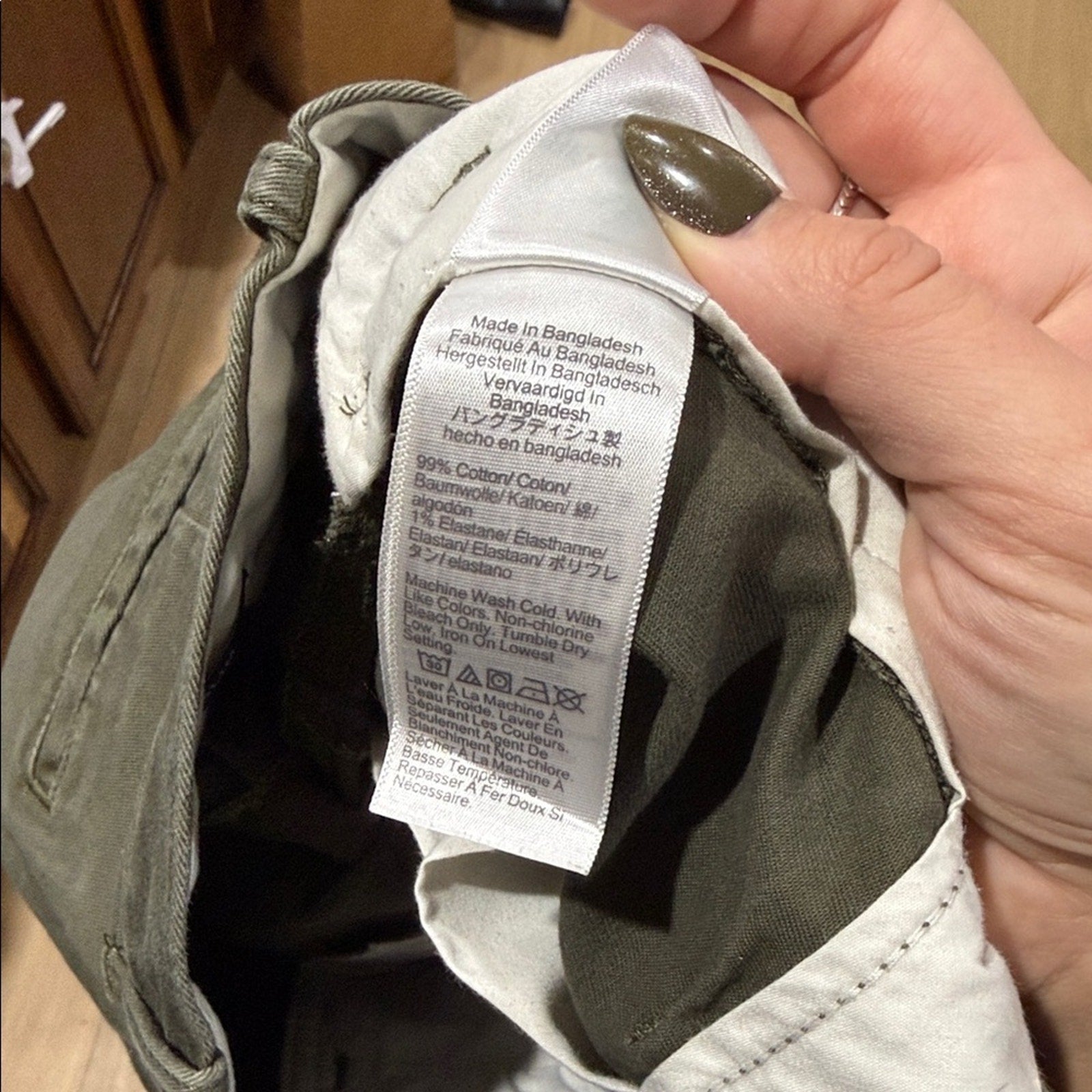 J. Crew Slim Fit Olive / Gray Pants Size 30x32