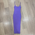 Naked Wardrobe Purple Sleeveless Maxi Dress Size XS