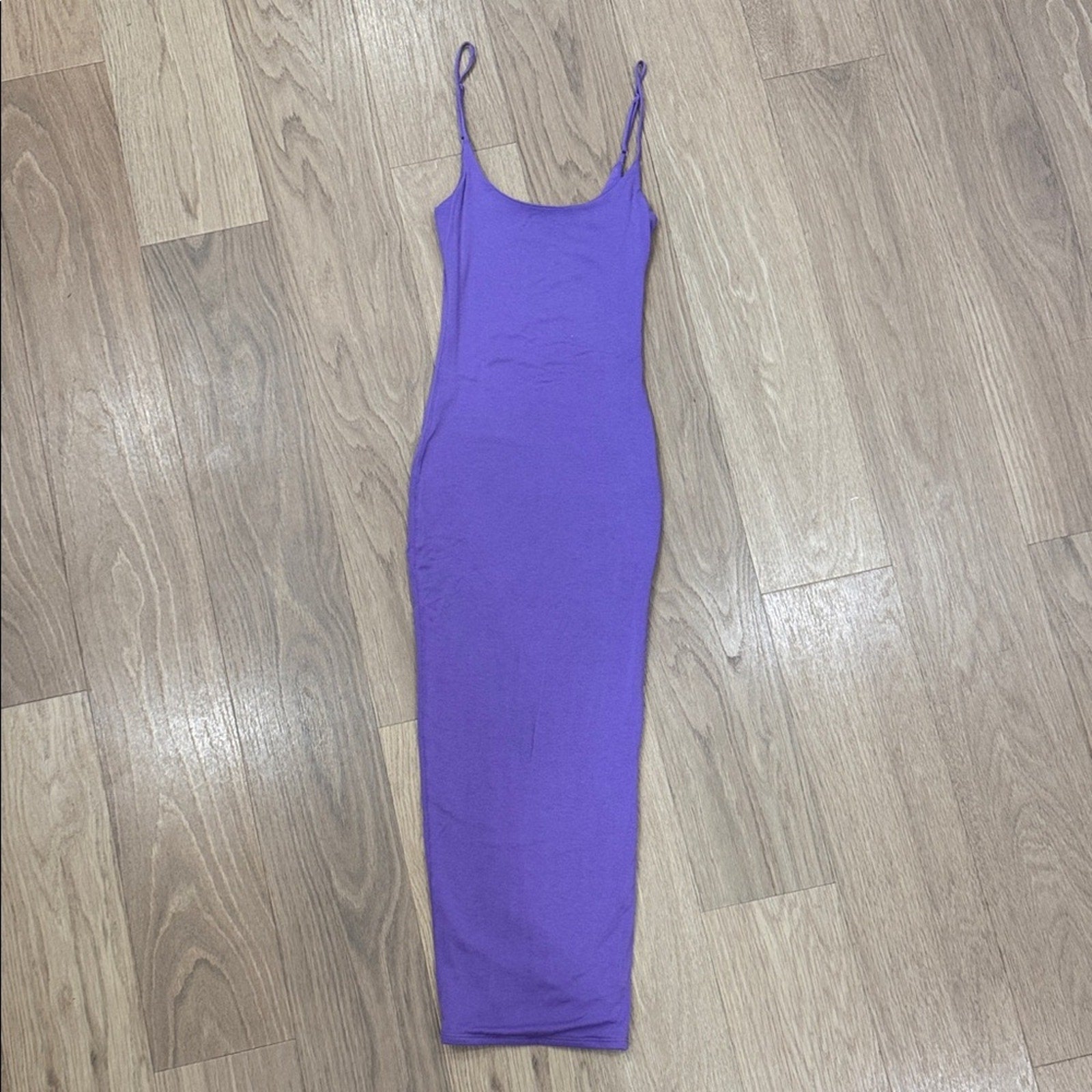 Naked Wardrobe Purple Sleeveless Maxi Dress Size XS