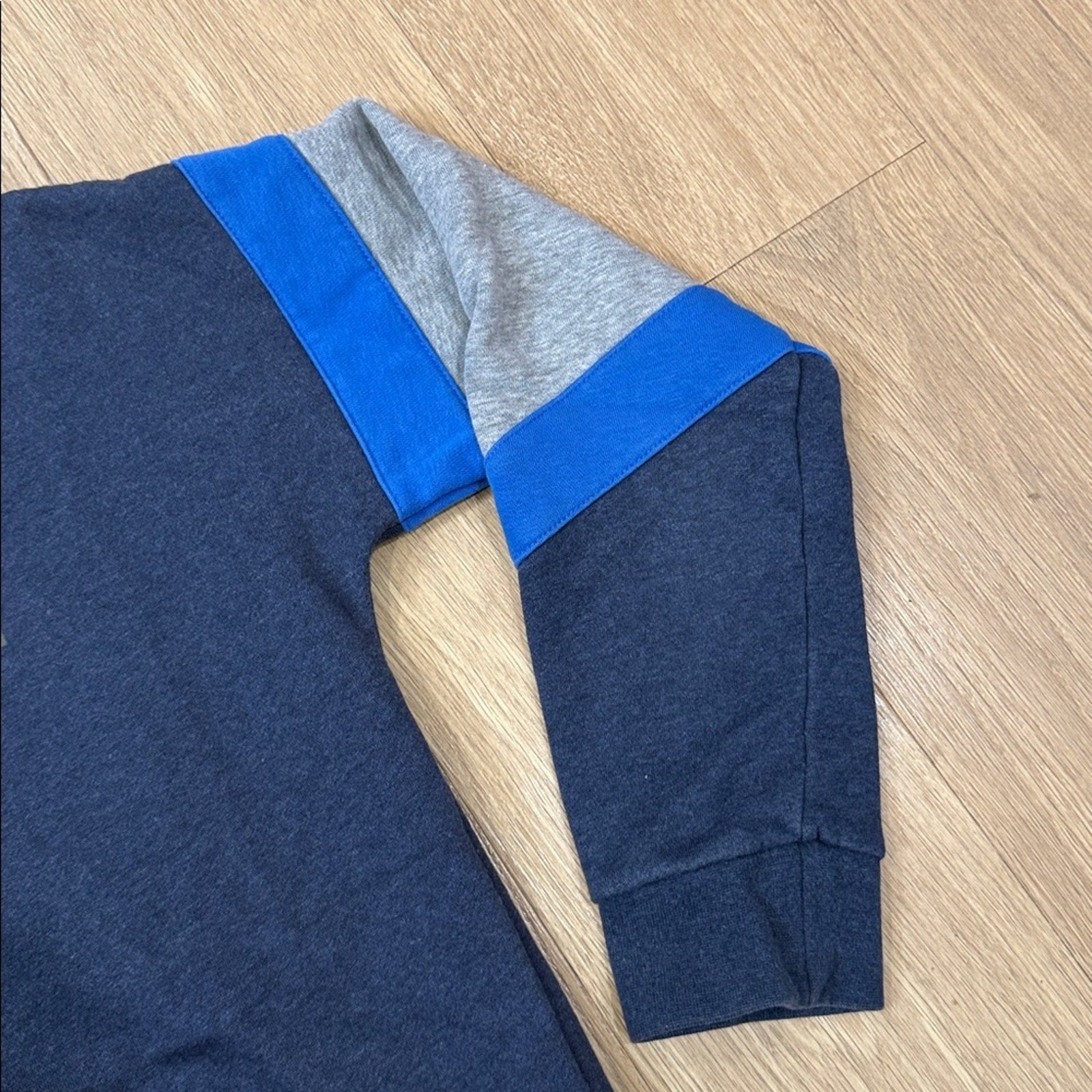 Nike Children's NSW Air Fleece Full Zip Hoodie Blue/Gray Size XL
