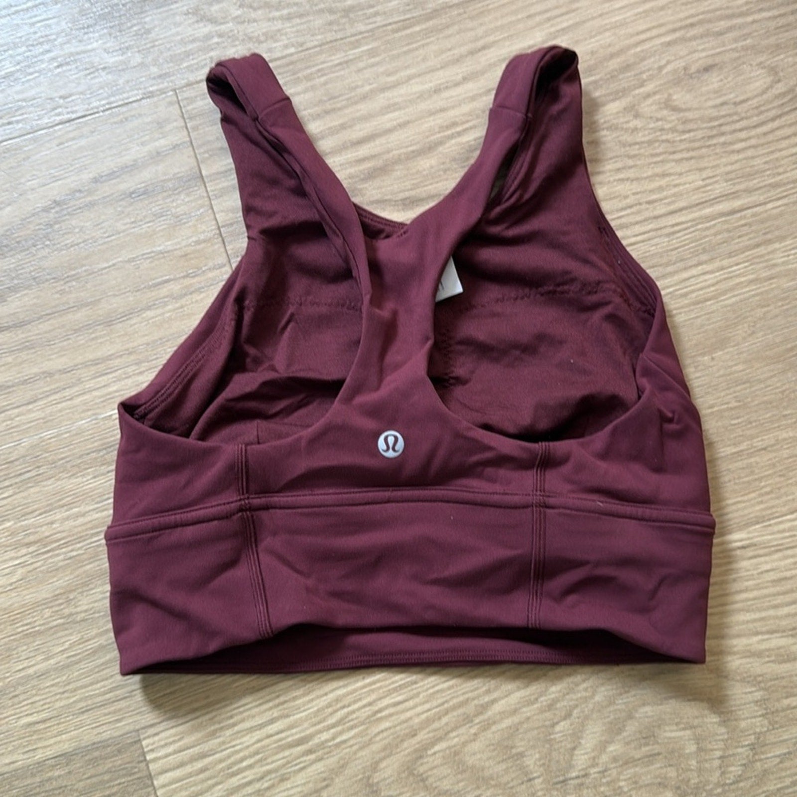 Lululemon Burgundy Sports Bra Size 4