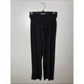 T Tahari Black Pull On Tie-Waist Pants Size Large